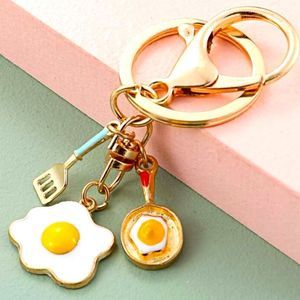 New Egg Eggs Lover Keychain Purse Charm Funny White Dr. Seuss Gift Present